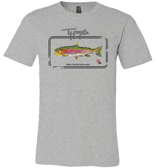 Men's Trout Framed T-Shirt Front Print