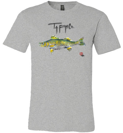 Men's Walleye T-Shirt Front Print