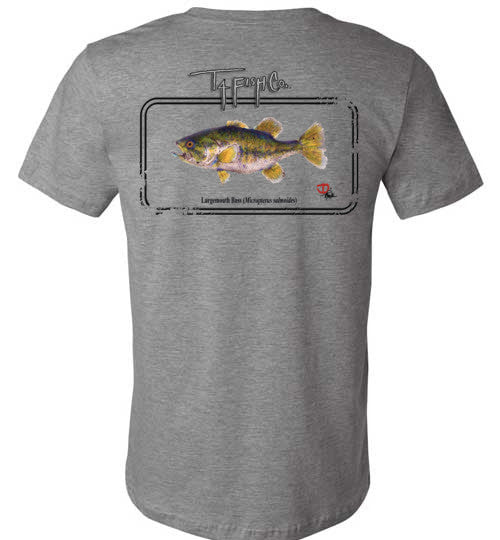 Men's Largemouth Bass Framed T-shirt