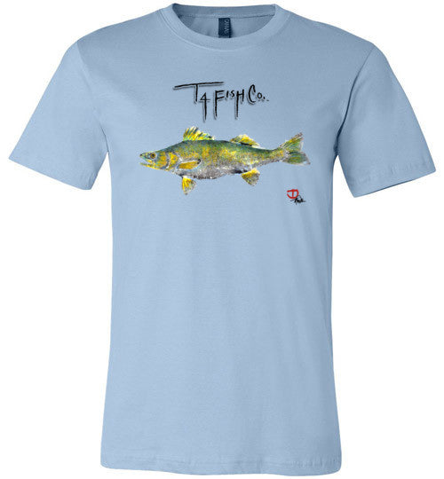 Men's Walleye T-Shirt Front Print