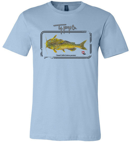Men's Catfish Framed T-Shirt Front Print