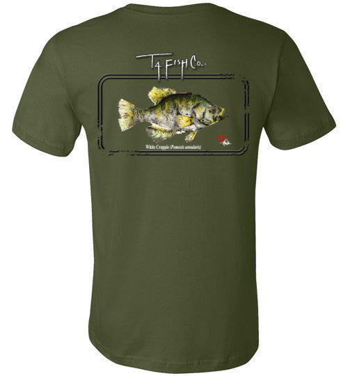 Men's Crappie Framed T-Shirt