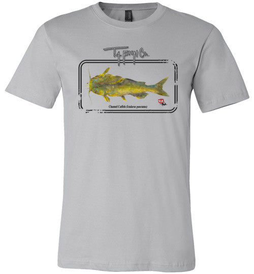 Men's Catfish Framed T-Shirt Front Print