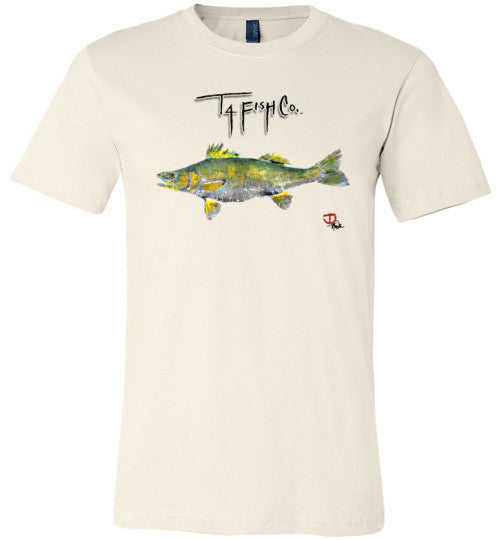 Men's Walleye T-Shirt Front Print