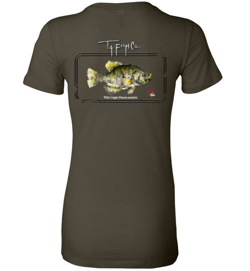 Women's Crappie Framed T-Shirt