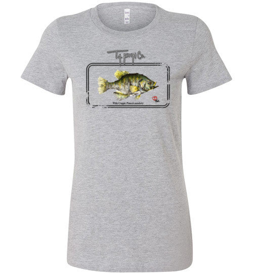 Women's Crappie Framed T-Shirt Front Print