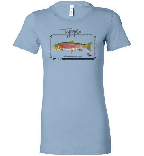 Women's Trout Framed T-Shirt Front Print