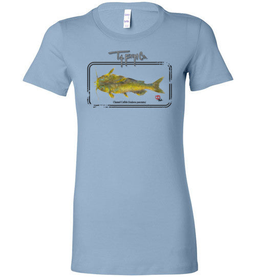 Women's Catfish Framed T-Shirt Front Print