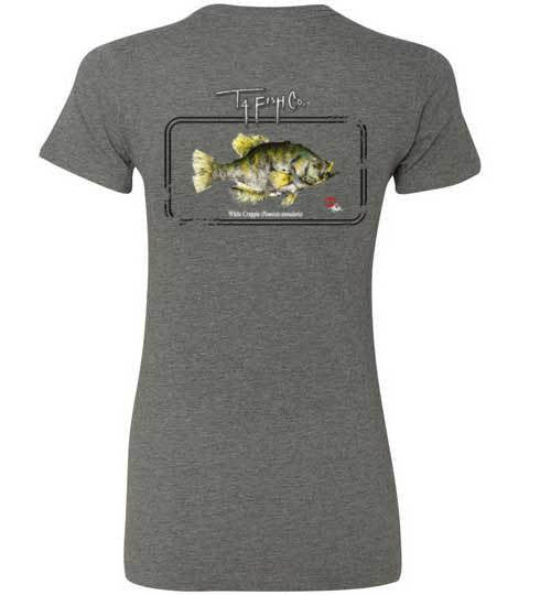 Women's Crappie Framed T-Shirt
