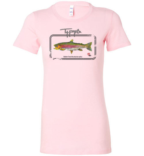 Women's Trout Framed T-Shirt Front Print