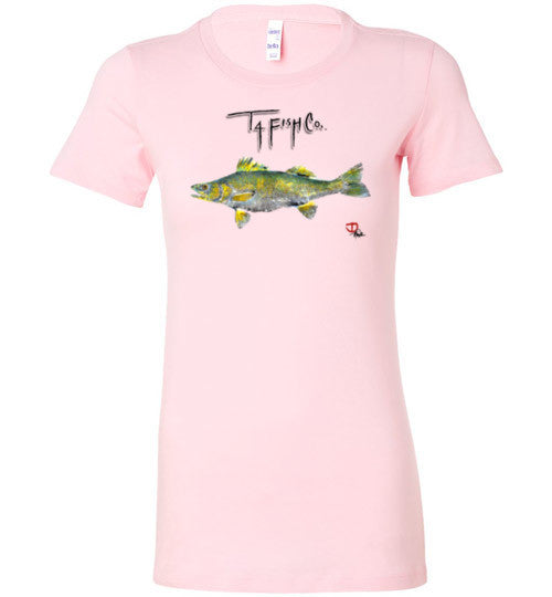 Women's Walleye T-Shirt Front Print