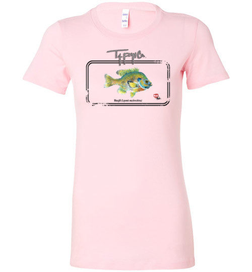 Women's Bluegill Framed T-Shirt Front Print