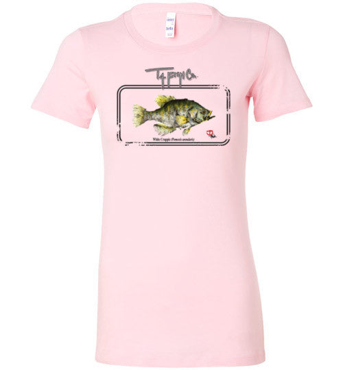 Women's Crappie Framed T-Shirt Front Print