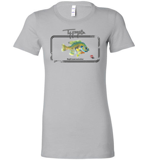 Women's Bluegill Framed T-Shirt Front Print