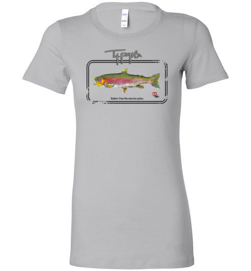 Women's Trout Framed T-Shirt Front Print