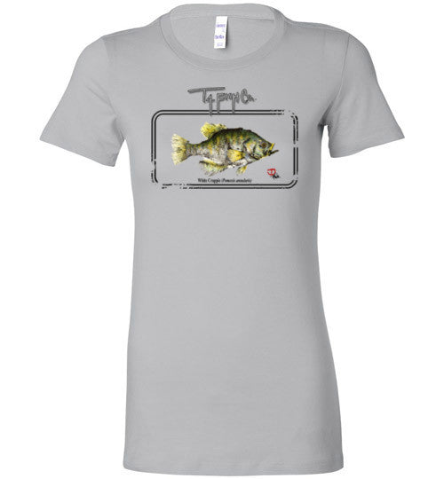 Women's Crappie Framed T-Shirt Front Print