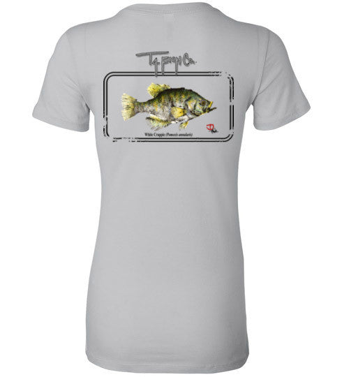 Women's Crappie Framed T-Shirt