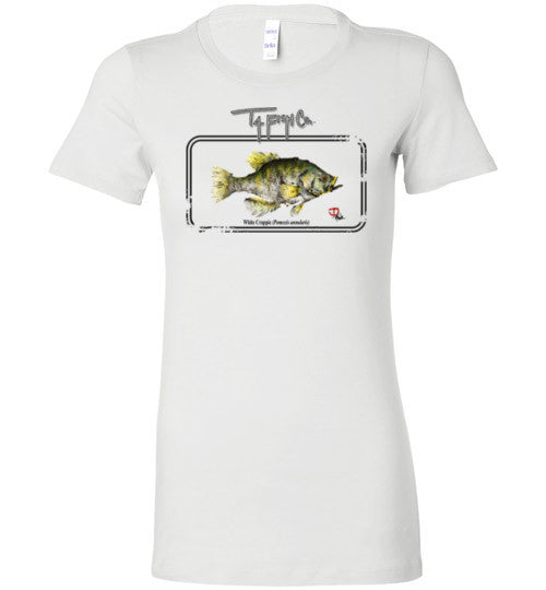 Women's Crappie Framed T-Shirt Front Print