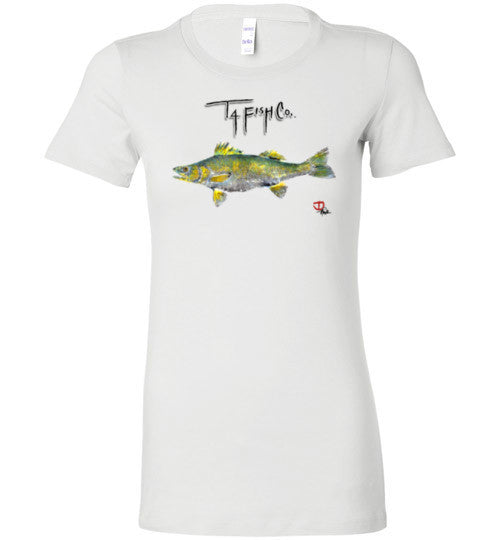 Women's Walleye T-Shirt Front Print