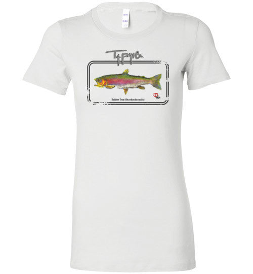 Women's Trout Framed T-Shirt Front Print