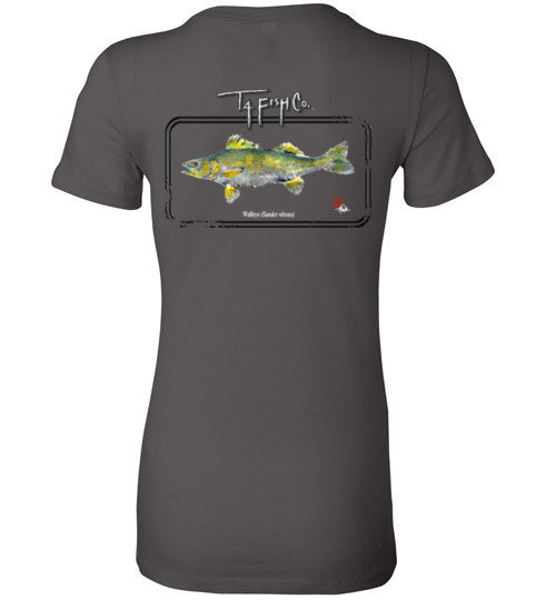 Women's Walleye Framed T-Shirt