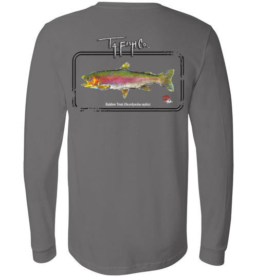 Men's/Women's/Youth Long Sleeve Trout Framed