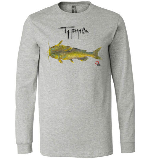 Men's/Women's/Youth Long Sleeve Catfish Front Print