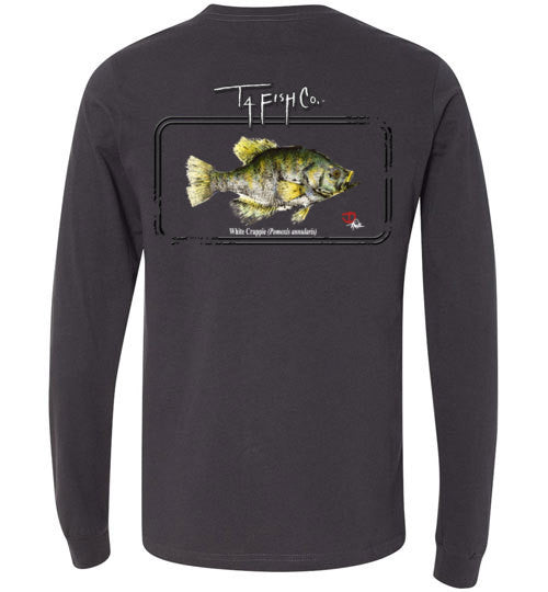 Men's/Women's/Youth Long Sleeve Crappie Framed