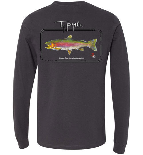 Men's/Women's/Youth Long Sleeve Trout Framed