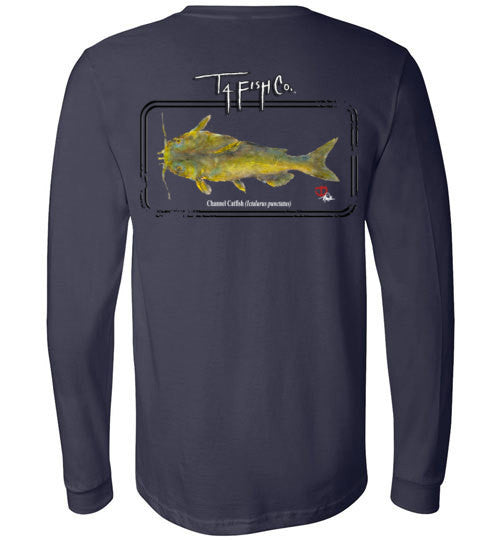 Men's/Women's/Youth Long Sleeve Catfish Framed