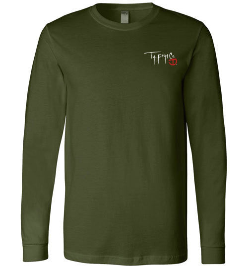 Men's/Women's/Youth Long Sleeve Crappie Framed
