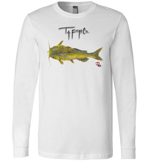 Men's/Women's/Youth Long Sleeve Catfish Front Print