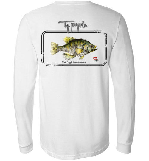 Men's/Women's/Youth Long Sleeve Crappie Framed