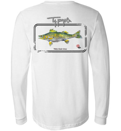 Men's/Women's/Youth Long Sleeve Walleye Framed