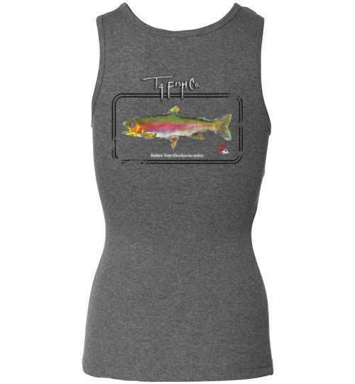 Women's Trout Tank Top Framed