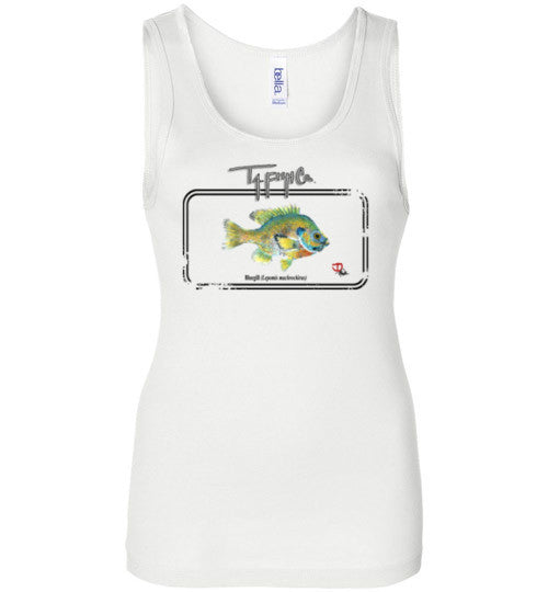 Women's Bluegill Framed Tank Top Front Print