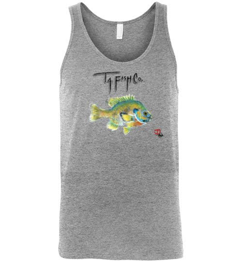 Men's/Unisex Bluegill Tank Top Front Print