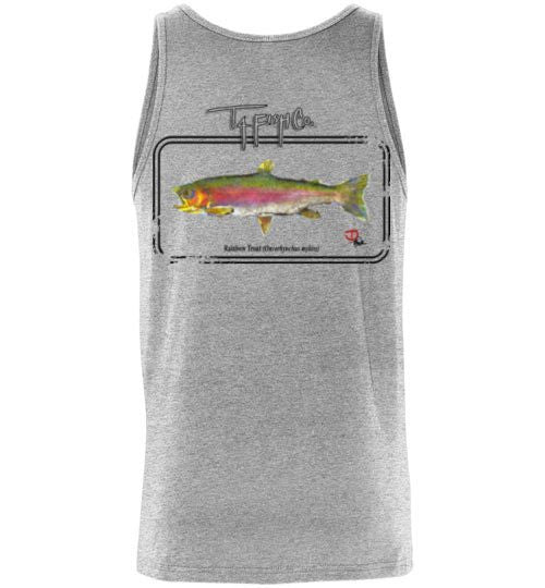 Men's/Unisex Trout Tank Top Framed