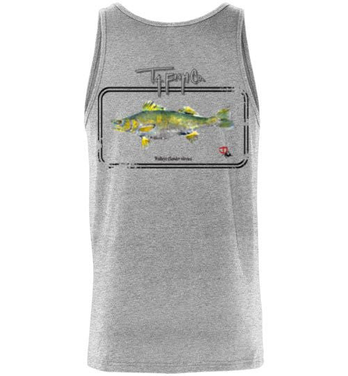 Men's/Unisex Walleye Tank Top Framed