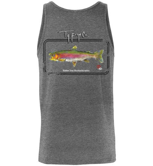 Men's/Unisex Trout Tank Top Framed