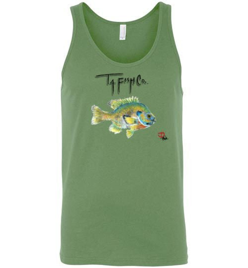 Men's/Unisex Bluegill Tank Top Front Print