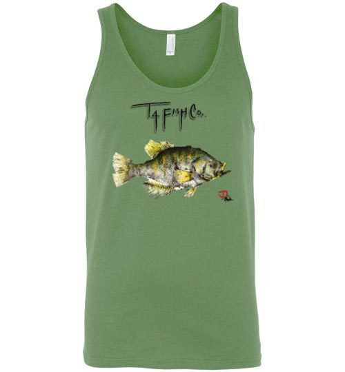 Men's/Unisex Crappie Tank Top Front Print