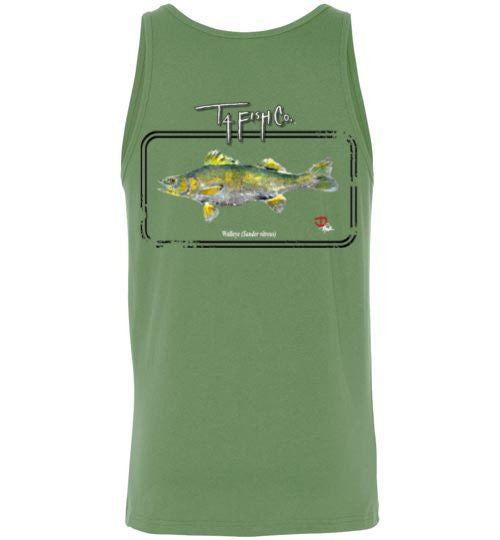 Men's/Unisex Walleye Tank Top Framed