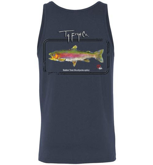 Men's/Unisex Trout Tank Top Framed