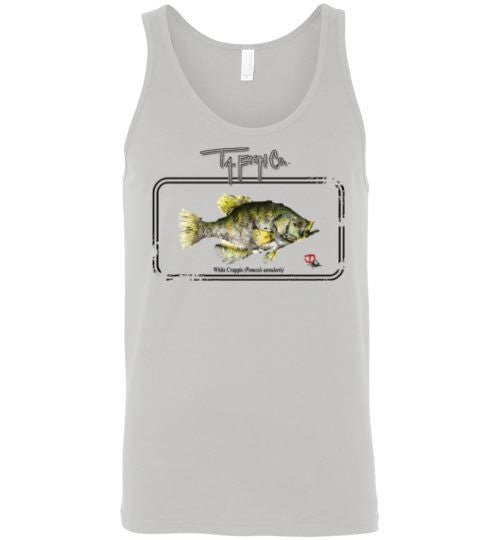 Men's/Unisex Crappie Framed Tank Top Front Print