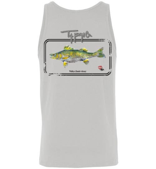 Men's/Unisex Walleye Tank Top Framed