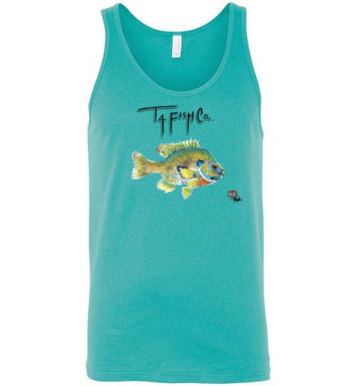 Men's/Unisex Bluegill Tank Top Front Print