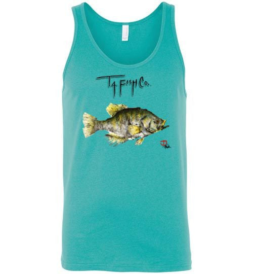 Men's/Unisex Crappie Tank Top Front Print