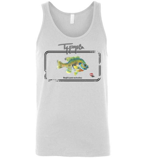 Men's/Unisex Bluegill Framed Tank Top Front Print