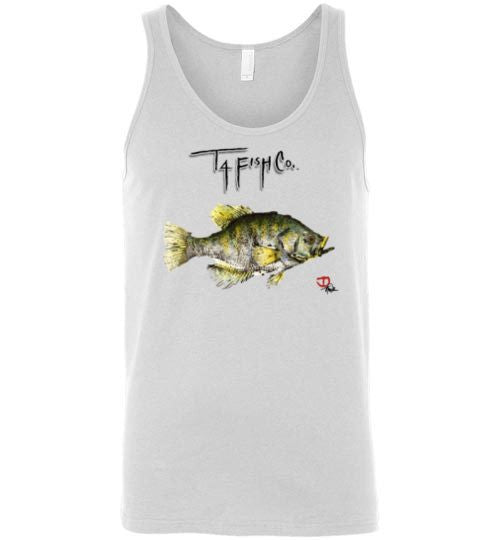 Men's/Unisex Crappie Tank Top Front Print